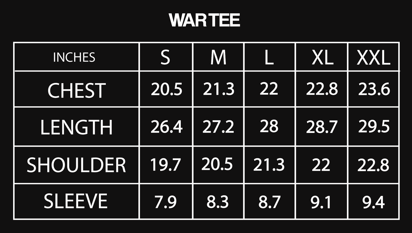WAR TEE (WHT)